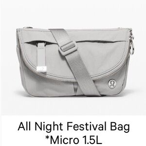 LULULEMON All Night Festival Bag NWT